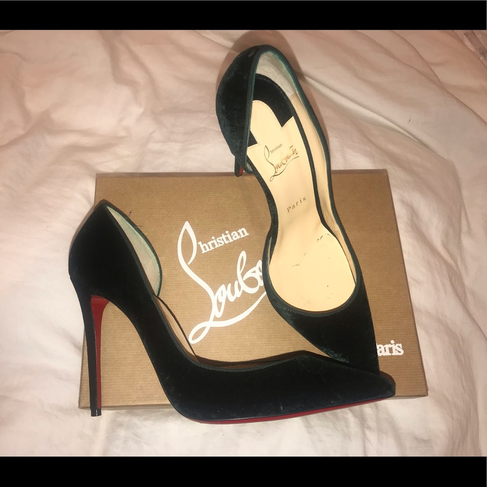 Christian louboutin iriza velluto stampato